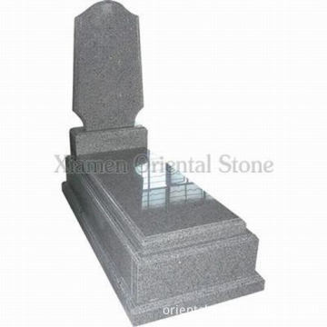 Natural Granite Stone Cemetery Carving Tombstone